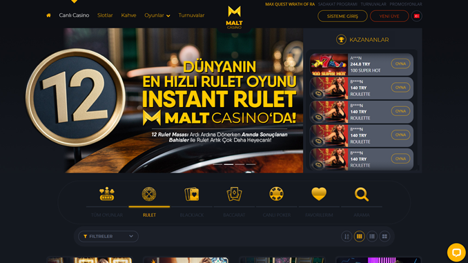 Maltcasino Rulet Oyunları Nasıl Oynanır?