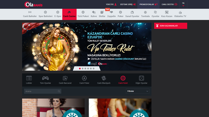 Olabahis Casino Rulet Oyunları Nasıl Oynanır?